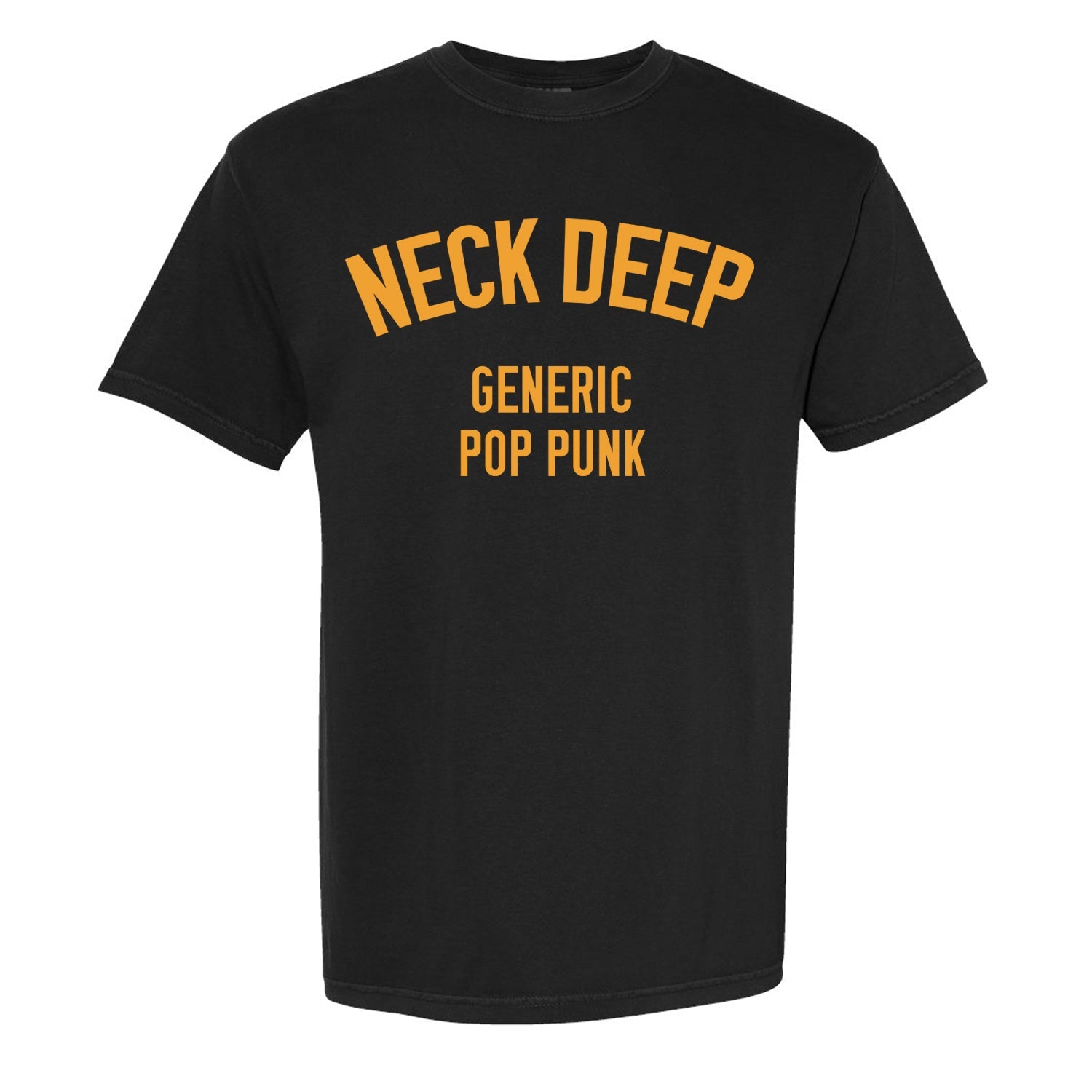 Neck Deep Generic Pop Punk - Black T-Shirt